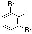 2,6-二溴碘苯分子结构 (CAS 19821-80-8)