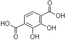 structure of CAS# 19829-72-2, 2,3-Dihydroxy-1,4-benzenedicarboxylic acid;2,3-Dihydroxy-p-benzenediacetic acid; 2,3-Dihydroxyterephthalic acid; NSC 38869