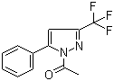 1-Acetyl-5-phenyl-3-(trifluoromethyl)-1H-pyrazole molecular structure (CAS 198348-94-6)