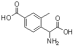 alpha-Amino-4-carboxy-2-methylbenzeneacetic acid molecular structure (CAS 198419-90-8)