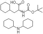 N-(tert-Butoxycarbonyl)-D-cyclohexylalanine dicyclohexylamine molecular structure (CAS 198470-07-4)