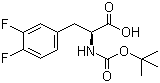 Boc-3,4-difluoro-L-phenylalanine molecular structure (CAS 198474-90-7)