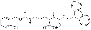 N5-[[(2-Chlorophenyl)methoxy]carbonyl]-N2-[(9H-fluoren-9-ylmethoxy)carbonyl]-L-ornithine molecular structure (CAS 198561-86-3)