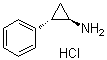 trans-2-Phenylcyclopropylamine hydrochloride molecular structure (CAS 1986-47-6)