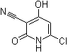 6-Chloro-1,2-dihydro-4-hydroxy-2-oxo-3-pyridinecarbonitrile molecular structure (CAS 19867-18-6)