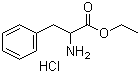 DL-Phenylalanine ethyl ester hydrochloride molecular structure (CAS 19881-53-9)