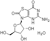 Isatoribine hydrate molecular structure (CAS 198832-38-1)