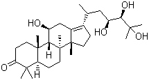 结构式 CAS# 19885-10-0, 泽泻醇 A; 泽泻萜醇 A