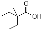 结构式 CAS# 19889-37-3, 2-乙基-2-甲基丁酸