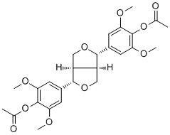 Syringaresinol diacetate molecular structure (CAS 1990-77-8)