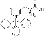 结构式 CAS# 199119-46-5, 1-(三苯甲基)-D-组氨酸