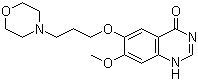 7-甲氧基-6-(3-吗啉-4-基丙氧基)喹唑啉-4(3H)-酮分子结构 (CAS 199327-61-2)