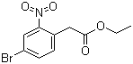 结构式 CAS# 199328-35-3, 4-溴-2-硝基苯乙酸乙酯
