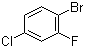1-Bromo-4-chloro-2-fluorobenzene molecular structure (CAS 1996-29-8)