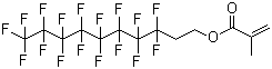 2-(全氟辛基)乙基甲基丙烯酸酯分子结构 (CAS 1996-88-9)