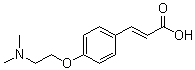 (E)-3-[4-[2-(Dimethylamino)ethoxy]phenyl]-2-propenoic acid molecular structure (CAS 199678-86-9)