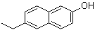 structure of CAS# 1999-64-0, 2-Ethyl-6-naphthol;6-Ethyl-2-naphthol; 6-Ethyl-naphthalen-2-ol