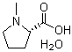 1-Methyl-L-proline monohydrate molecular structure (CAS 199917-42-5)