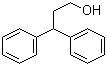 结构式 CAS# 20017-67-8, 3,3-二苯基丙醇; 1-羟基-3,3-二苯基丙烷