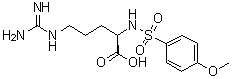 N2-[(4-Methoxyphenyl)sulfonyl]-D-arginine molecular structure (CAS 200188-25-6)