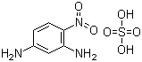 structure of CAS# 200295-57-4, 4-Nitro-1,3-phenylenediamine sulfate;4-Nitro-m-phenylenediamine sulfate; 4-Nitro-1,3-benzenediamine sulfate (1:1)