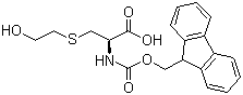 Fmoc-S-2-hydroxyethyl-L-cysteine molecular structure (CAS 200354-35-4)