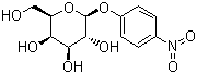 结构式 CAS# 200422-18-0, 4-硝基苯-beta-D-半乳糖苷
