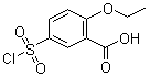 结构式 CAS# 200575-16-2, 5-氯磺酰基-2-乙氧基苯甲酸