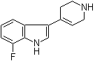 7-Fluoro-3-(1,2,3,6-tetrahydro-4-pyridinyl)-1H-indole molecular structure (CAS 200714-22-3)