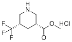 Methyl (3R,5S)-rel-5-(trifluoromethyl)piperidine-3-carboxylate HCl molecular structure (CAS 2007924-97-0)