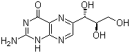 structure of CAS# 2009-64-5, D-(+)-Neopterin;[S-(R*,S*)]-2-Amino-6-(1,2,3-trihydroxypropyl)-1H-pteridin-4-one