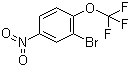 2-溴-4-硝基-1-(三氟甲氧基)苯分子结构 (CAS 200958-40-3)