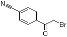 2-Bromo-4'-cyanoacetophenone molecular structure (CAS 20099-89-2)