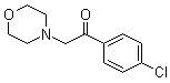 1-(4-Chlorophenyl)-2-(4-morpholinyl)ethanone molecular structure (CAS 20099-95-0)