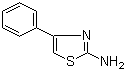 structure of CAS# 2010-06-2, 2-Amino-4-phenylthiazole;4-Phenylthiazol-2-amine