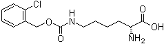 structure of CAS# 201014-19-9, N6-[[(2-Chlorophenyl)methoxy]carbonyl]-D-lysine