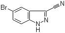 5-Bromo-1H-indazole-3-carbonitrile molecular structure (CAS 201227-39-6)