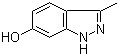 结构式 CAS# 201286-99-9, 3-甲基-6-羟基吲唑; 3-甲基-6-羟基-1H-吲唑