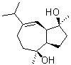 (1S,3aR,4S,8aR)-1,2,3,3a,4,5,6,8a-八氢-1,4-二甲基-7-(1-甲基乙基)-1,4-薁二醇分子结构 (CAS 2013537-81-8)