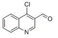 4-氯喹啉-3-甲醛分子结构 (CAS 201420-30-6)