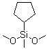 Cyclopentyldimethoxymethylsilane molecular structure (CAS 201543-79-5)