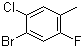 4-溴-5-氯-2-氟甲苯分子结构 (CAS 201849-17-4)