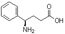(gammaR)-gamma-氨基苯丁酸分子结构 (CAS 201863-97-0)