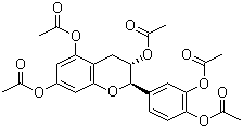 Epicatechin pentaacetate molecular structure (CAS 20194-41-6)