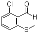结构式 CAS# 201987-39-5, 2-氯-6-甲硫基苯甲醛