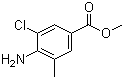 4-Amino-3-chloro-5-methylbenzoic acid methyl ester molecular structure (CAS 202146-16-5)