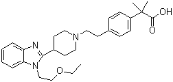 Bilastine molecular structure (CAS 202189-78-4)