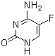 structure of CAS# 2022-85-7, Fluorocytosine;2-Hydroxy-4-amino-5-fluoropyrimidine; 4-Amino-5-fluoro-2(1H)-pyrimidinone; 5-Fluorocytosine; Alcobon; Ancobon; Ancotil