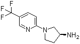 1-[5-(Trifluoromethyl)-2-pyridinyl]-(3R)-3-pyrrolidinamine molecular structure (CAS 202267-15-0)