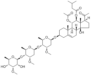 苦绳甙 Aa1分子结构 (CAS 20230-41-5)